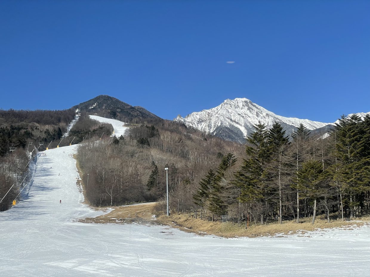 サンメドウズ清里でスキーSkiing in Sun Meadows Kiyosato